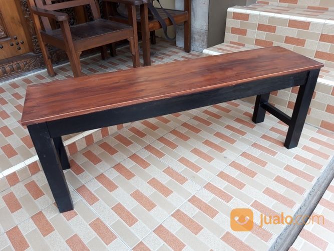 Bangku Tempat Duduk Kursi Kayu Panjang Untuk Di Teras Makan Tunggu Tamu Bisa Diantar Cod Kab Klaten Jualo