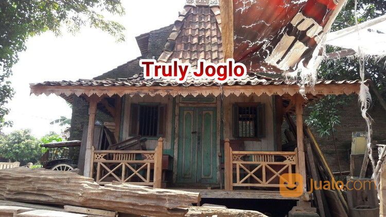  Rumah  Kayu Geladak  Jawa Lumbung Antik Kayu Jati Atap 