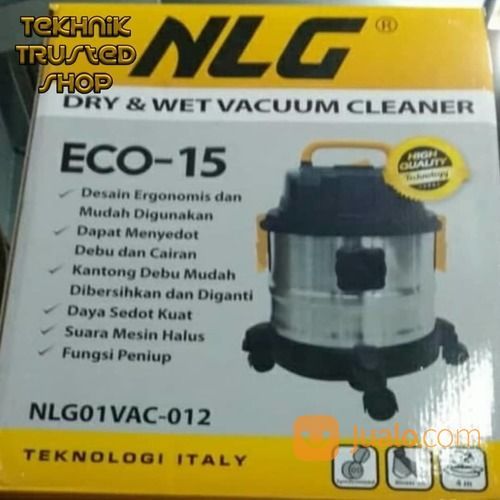 Vacuum Cleaner Mesin Penghisap Debu Tangki Stainless 15L/NLG.ECO-15 di