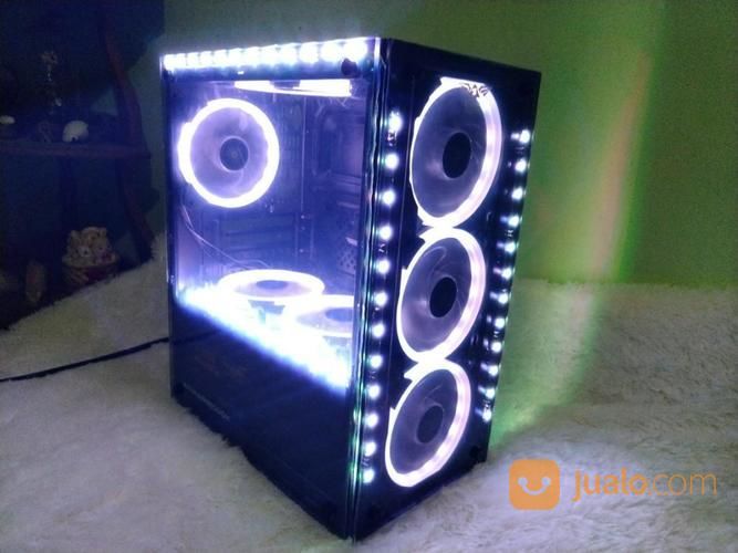 Casing PC Armageddon Infineon 1000 7 Fan RGB 4 Strip Aurora