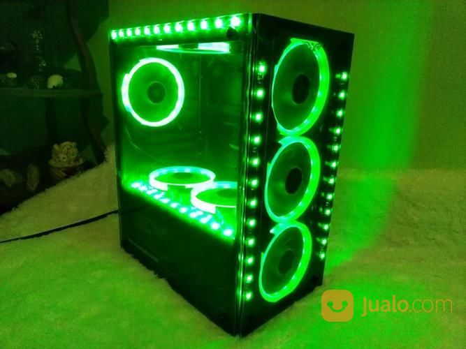 Casing PC Armageddon Infineon 1000 7 Fan RGB 4 Strip Aurora