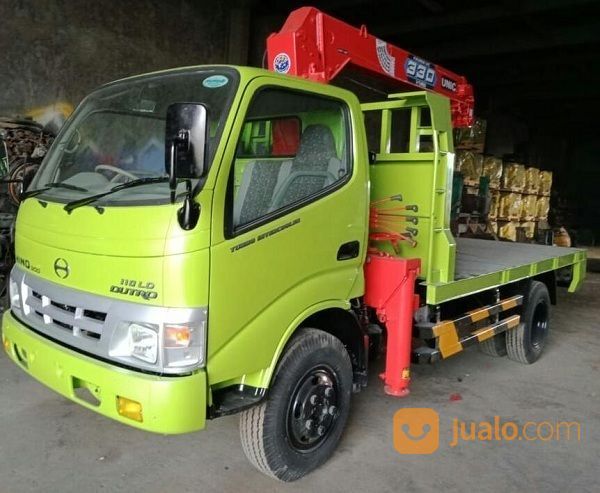 Truck Crane Hino Dutro Tahun  2007  Kapasitas 3 Ton 