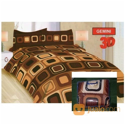 Bed Cover Bonita Ukuran 180x200 Motif Gemini Semarang Jualo