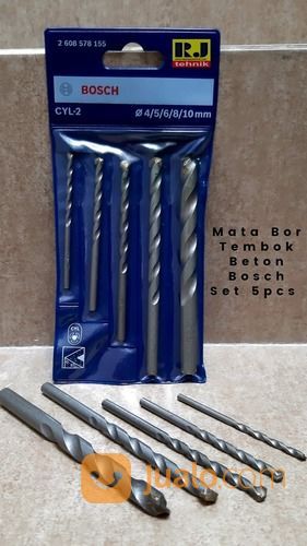 Mata Bor Tembok Beton Bosch Set 5pcs Surabaya Jualo