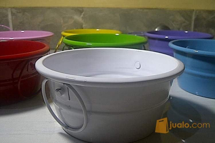 Baskom Mini Kerajinan Kaleng Zanjabil Craft Warna Warni