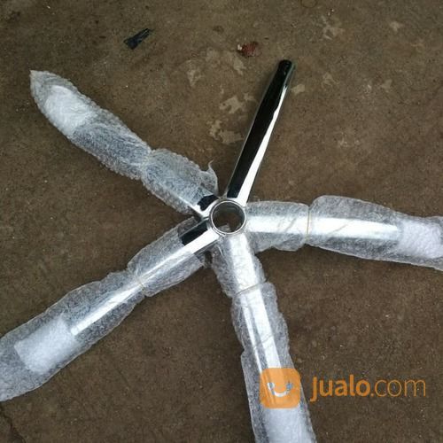 Kaki Kursi Kantor Besi Chrome Sparepart Kursi Kaki Kursi