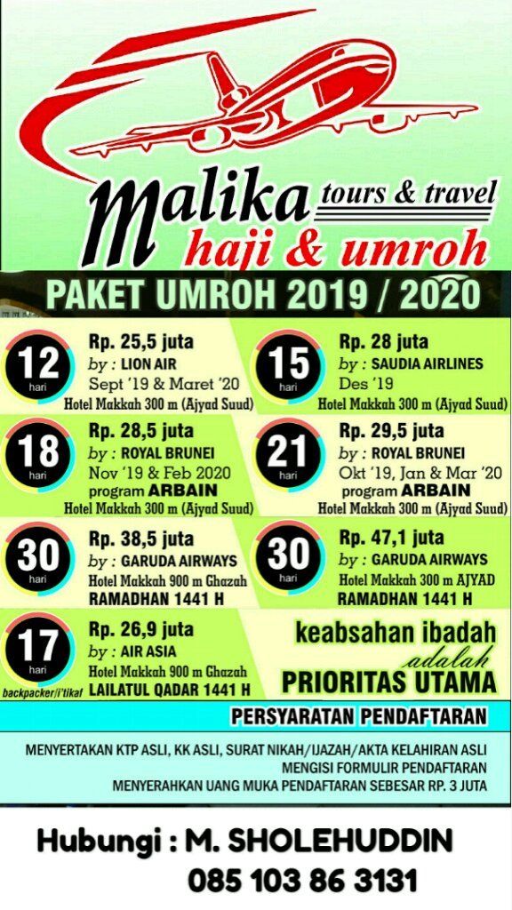 MALIKA JEMBER FOR UMROH & HAJJ SERVICE