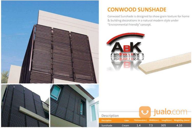 Conwood Sun Shade + Jasa Pemasangan (Harga Sendiri)