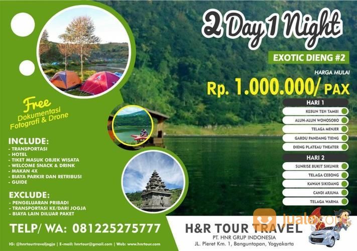 Paket Wisata Dieng 2H1M Exotic 2 Di Kota Yogyakarta, Yogyakarta | Jualo.com