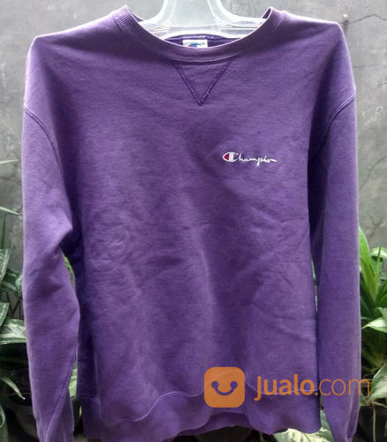 lilac champion crewneck