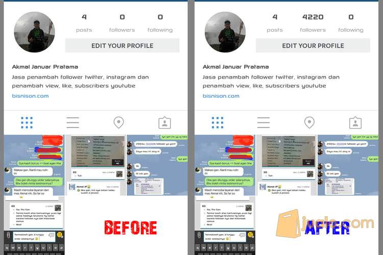 Jasa Tambah Follower dan Like Instagram