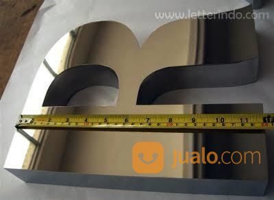 Huruf Timbul Stainless Untuk Nomor Huruf