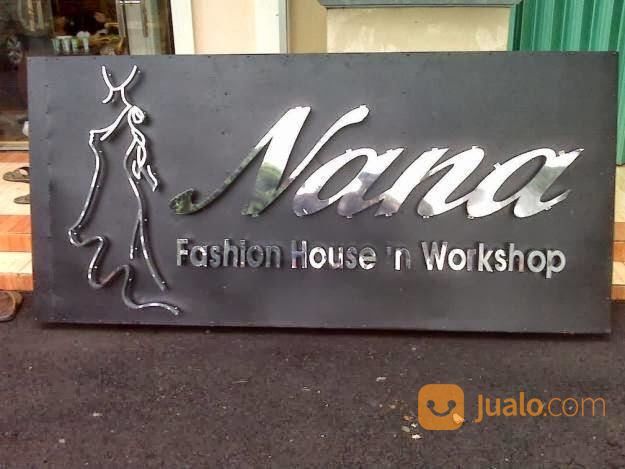 Huruf Timbul Stainless Untuk Nomor Huruf
