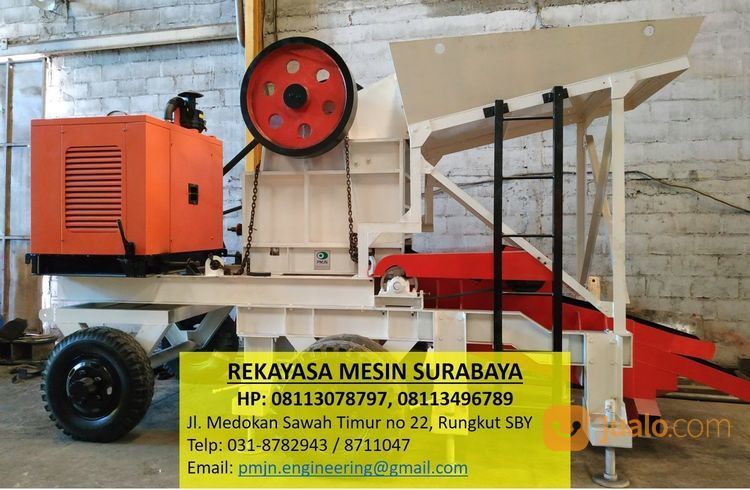 Mesin Pemecah Batu Stone Crusher Mobile Type 1012 Berkualitas Bergaransi Surabaya Jualo