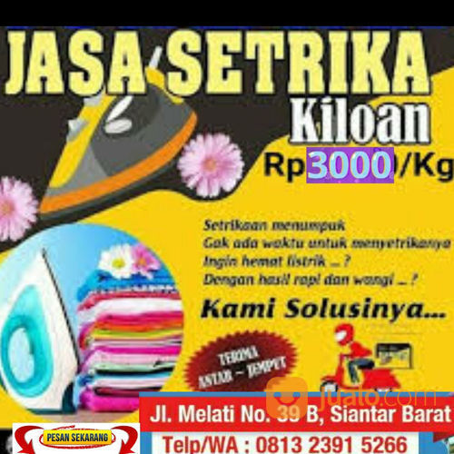 Jasa Setrika Kiloan Cuci Kiloan Cuci Satuan Pematang Siantar Jualo