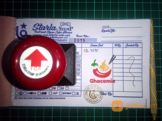 STEMPEL Flash Warna Stamp UV Layanan Murah Berkualitas Bisa DiTunggu Cukup WA Saja