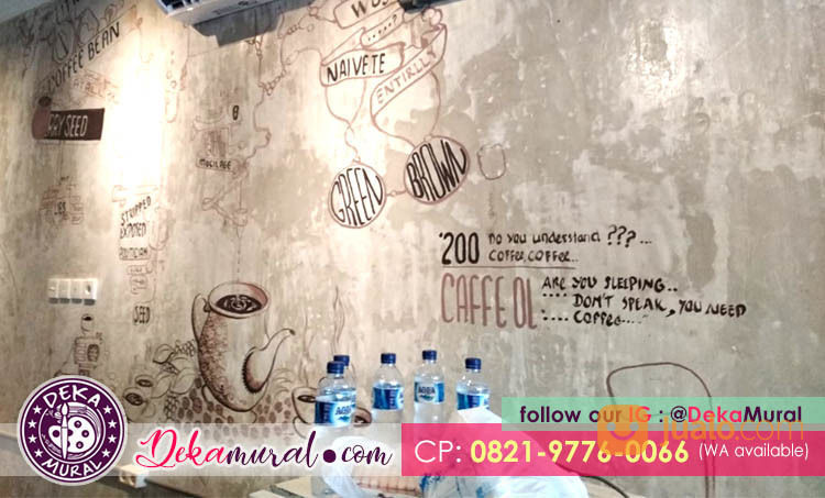 Makin Laris Manis | Dekorasi Interior Mural Cafe Terfavorit, PAKET IRIT