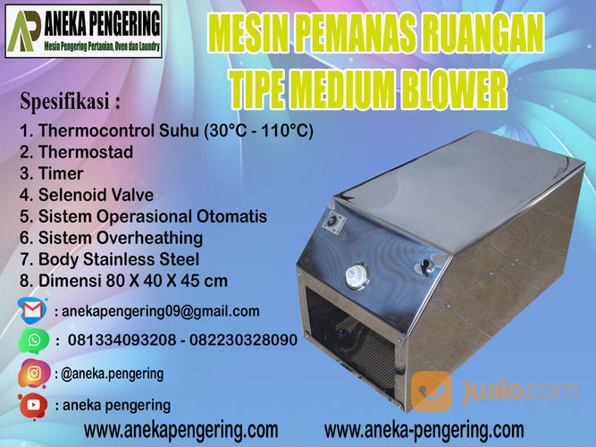 Mesin Pemanas Ruangan Tipe Medium Blower GAS