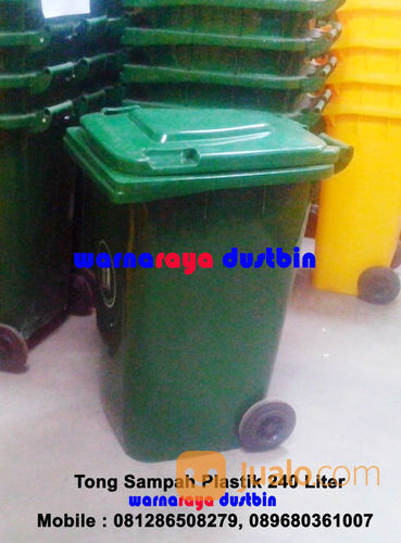 Tempat Sampah Plastik Roda 240 Liter Murah
