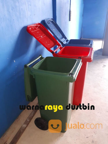 Tempat Sampah Plastik Roda 240 Liter Murah