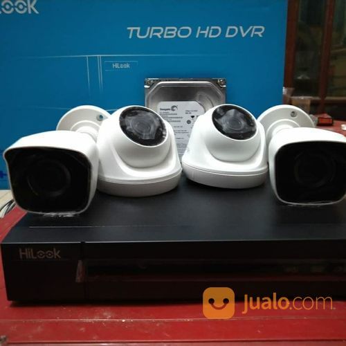 Enregistreur Vidéo Hikvision HiLook 4 Canaux - DVR 2MP Full HD 1080p, Compatible AHD/TVI, Visionnage à Distance