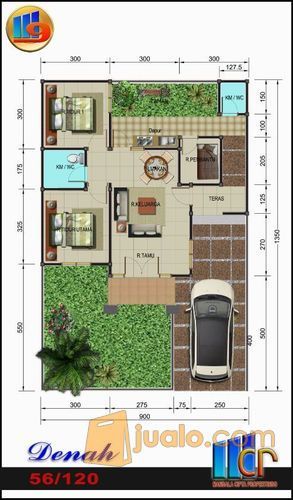 Rumah Murah, Luas Tanah 122 m2, Bangunan Tipe 56, GARANSI 1 tahun Full di Sawangan Depok