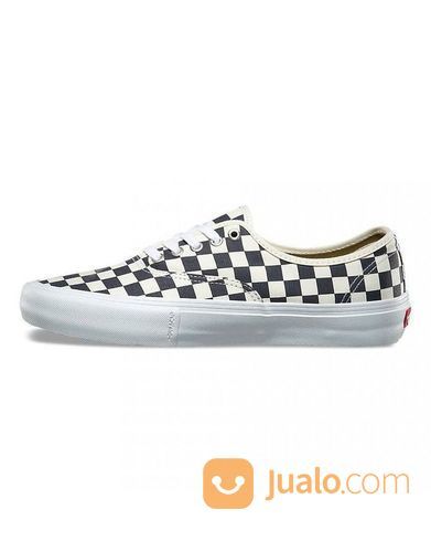 vans authentic pro checkerboard navy