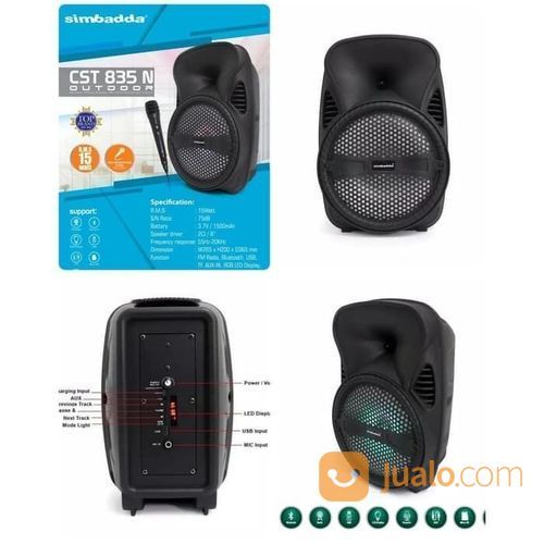 sound system simbadda bluetooth