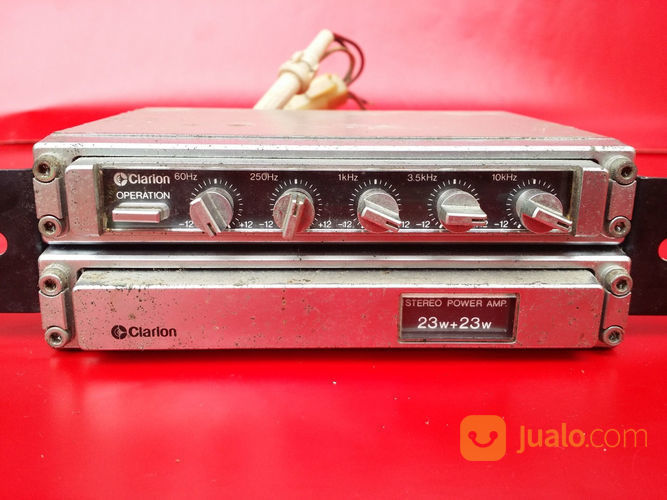 Clarion GE -311 Clarion GA311 Equalizer & Power Amplifier Vintage Car Audio