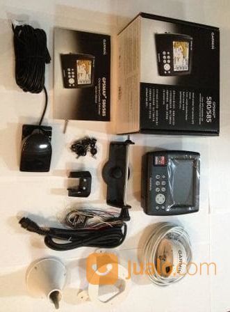 Garmin GPS Map 585 Navigasi+ Sounder Include Peta Laut Bluechart Asia