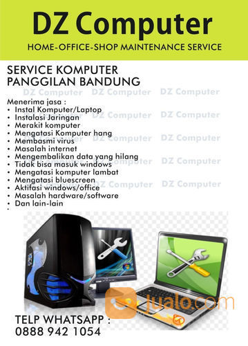 Jasa Service Instal Komputer Laptop Jaringan Internet Panggilan Area Bandung