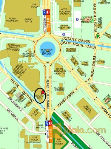 Ruang kantor, luas mulai 150 m2 s/d 1 Lantai, di MENARA BCA, THAMRIN