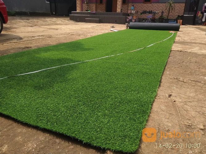 Rumput Sintetis Tebal 2Mm Untuk Dekorasi Lantai