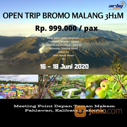 OPEN TRIP BROMO MALANG 2020 DARI JAKARTA