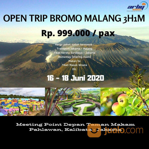 OPEN TRIP BROMO MALANG 3D1N