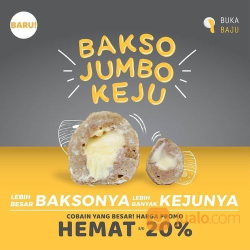 Bukabaju Promo Launching Bakso Jumbo Keju Diskon Hingga 20 Di Kota
