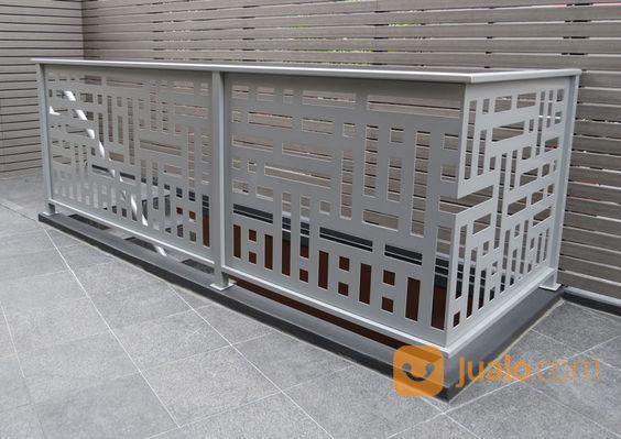 Railing Tangga Plat Cutting