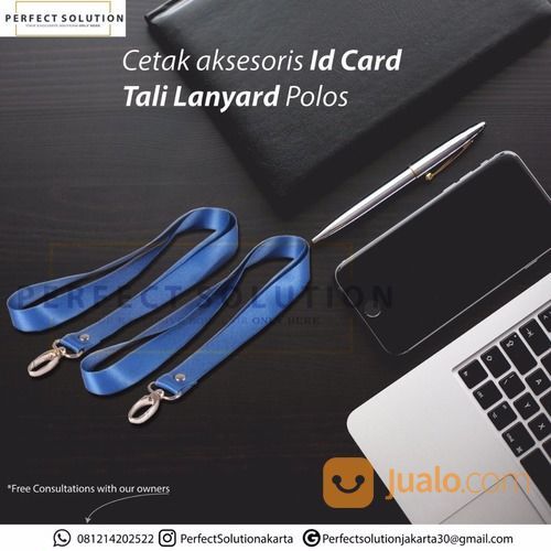 PRODUSEN PERCETAKAN AKSESORIS ID CARD TALI LANYARD POLOS