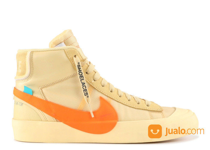 nike blazer white orange