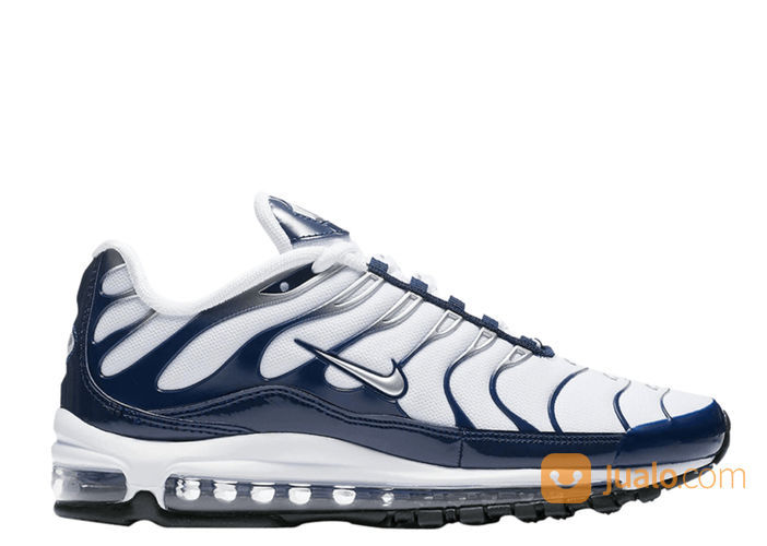 nike air max 97 plus white navy