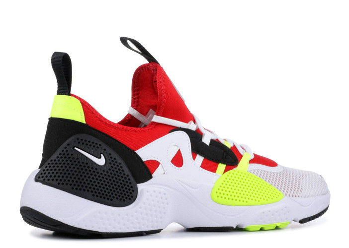 nike huarache edge txt white university red volt black