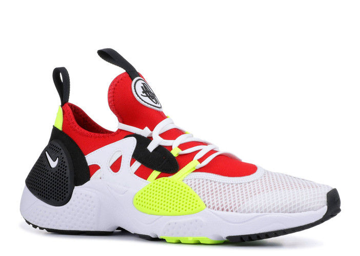 nike huarache edge txt white university red volt black