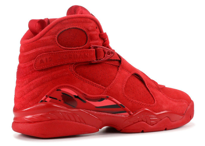 all red retro 8