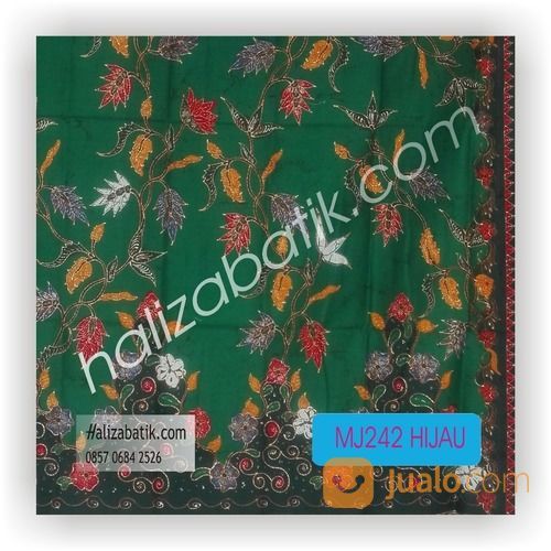 Baju Batik Kerja Toko Batik Desain Baju Batik Modern Mj242 Hijau Mojokerto Jualo