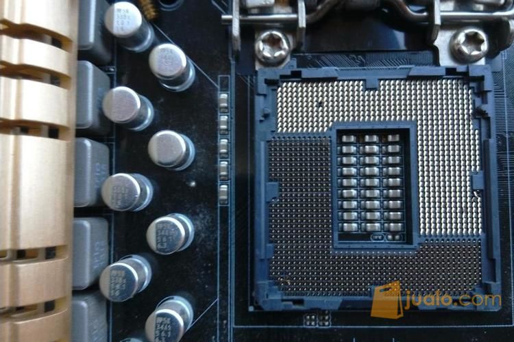 Motherboard ASUS Z87-PRO minus 8-9 pin bengkok