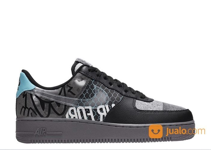 air force 1 low off noir pure platinum