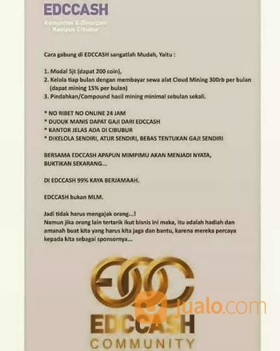 Pembukaan Akun Edccash Jabodetabek Kab Purwakarta Jualo