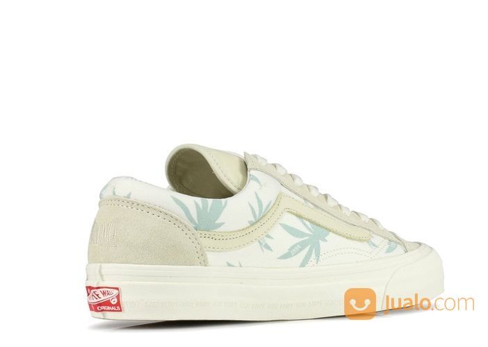 vans style 36 modernica light blue repeat palm leaf
