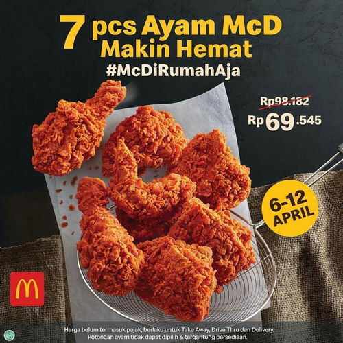 Pedas harga ayam mcd 3x Betul ke