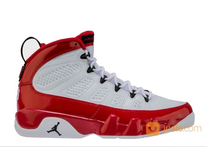 red white jordan 9